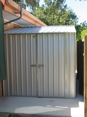33 - The new garden shed is in