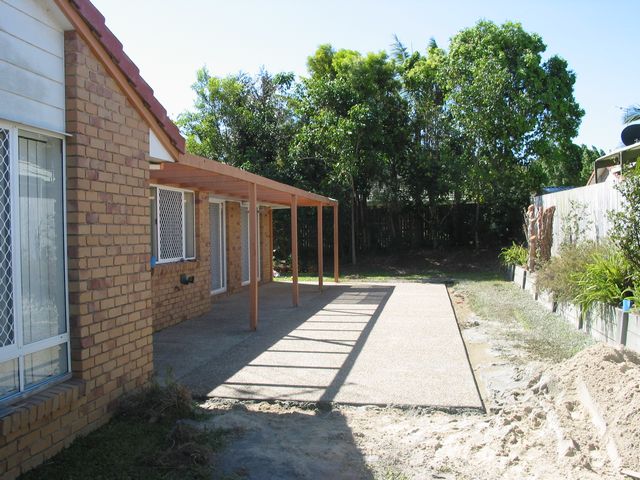 27 - The new patio construction is under way