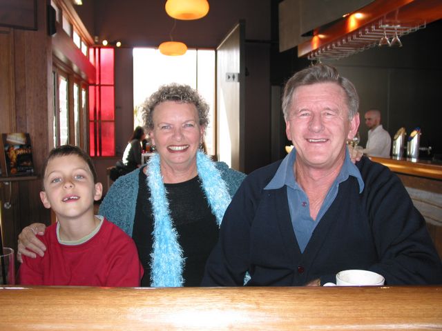 2 - Patrick with Nanna and Pa - Special Birthday Trip