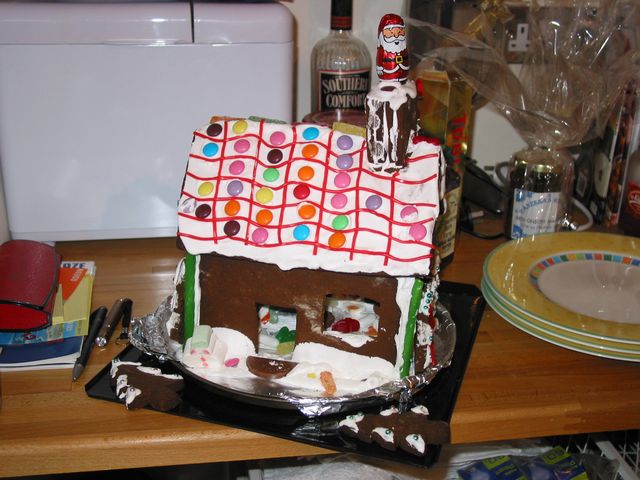 4 - Another one of the finished Gingerbread House