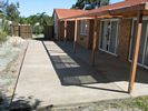 26 26 - The new patio construction is under way