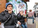 12 - Pastie Time! 12 - Eating cornish pasties, Kingston Town Centre