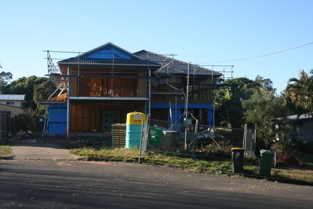 The roof is almost on