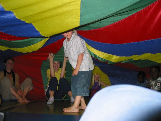 24 - Under the birthday parachute