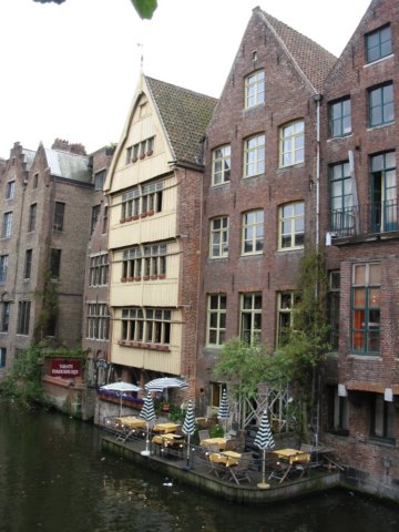 5 - Ghent riverside cafe's