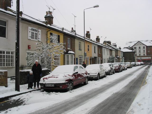 12 - Snow on Canbury Park Road, Kingston