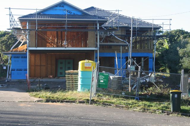 Roof is on and plumbing is going