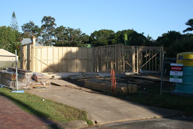 1 - Looking at the garage on the ground floor