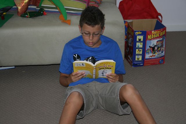 3 - Patrick reading his new book