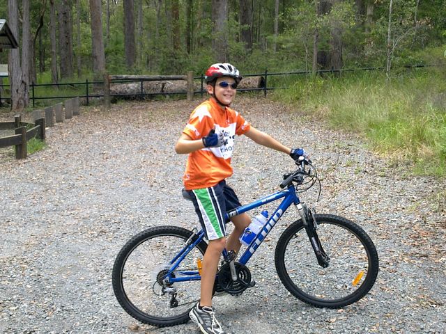 6 - Patrick at Ewen Maddock Dam Ride 2011