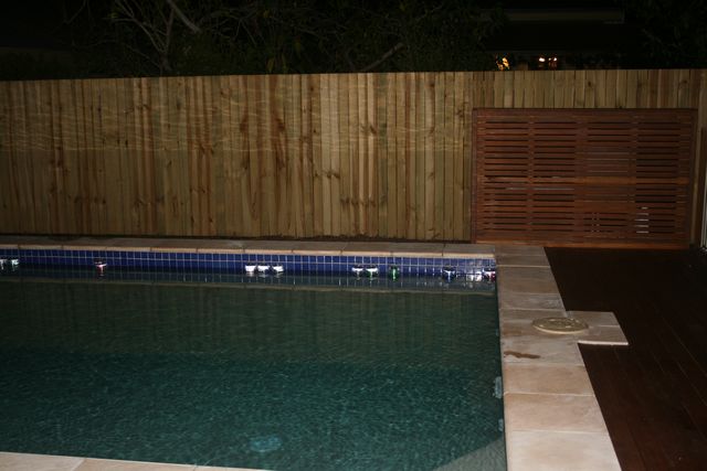2 - Our new solar lights for the pool