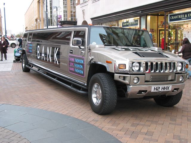 11 - Huge promotional Hummer, Kingston Town Centre