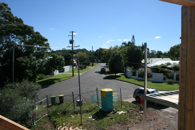 62 - Looking down the street from Media Room