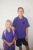 8 - Both Neve and Patrick in their sports day uniforms