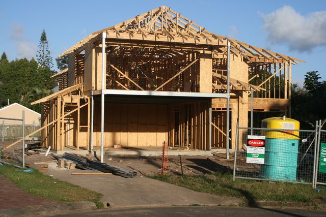 66 - Roof trusses are now on