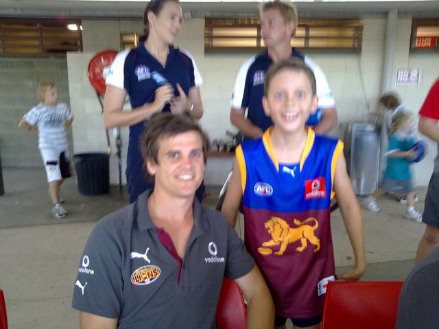 With Ged Adcock