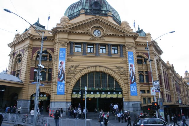 Flinders Street Train Station